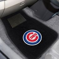 StarSun Depot Illinois 2-pc Embroidered Car Mat Set MLB - Chicago Cubs 17x25.5
