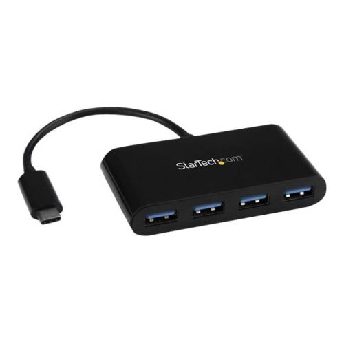  StarTech Startech HB30C4AB 4-Port USB-C Hub - USB-C to 4x USB-A - USB 3.0 Hub - Bus Powered