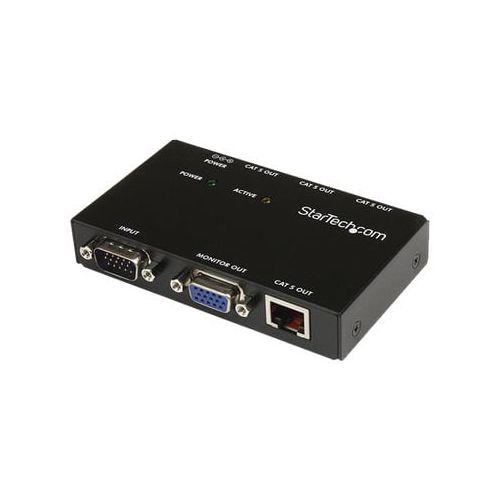  StarTech.com ST1214T 4 Port VGA Video Extender over Cat 5