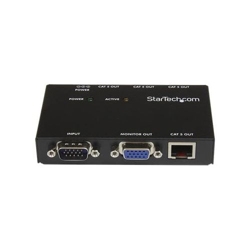  StarTech.com ST1214T 4 Port VGA Video Extender over Cat 5