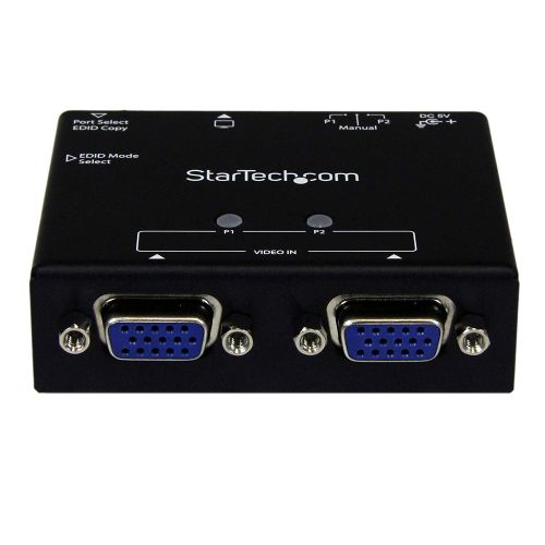  StarTech 2-Port VGA Auto Switch Box with Priority Switching and EDID Copy