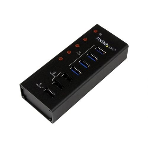  StarTech 4-Port USB 3.0 Hub Plus 3 Dedicated USB Charging Ports