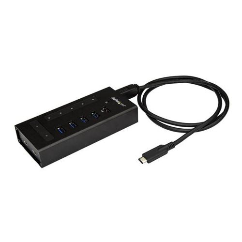  StarTech.com 7-Port USB-C Hub - Metal - USB-C to 5x USB-A and 2x USB-C - USB 3.0