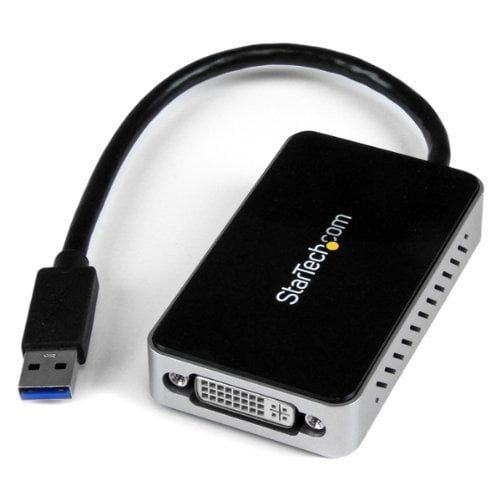  StarTech Startech USB 3.0 to DVI External Video Card Multi Monitor Adapter with 1-Port USB Hub