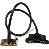 StarTech 2-Port SuperSpeed Mini PCI Express USB 3.0 Adapter Card with Bracket Kit