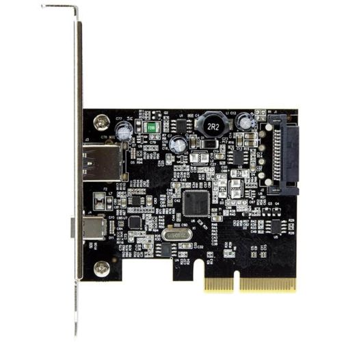  StarTech Startech.Com Dual-Port USB 3.1 Card - 10Gbps per port - 1x USB-C, 1x USB-A - PCIe