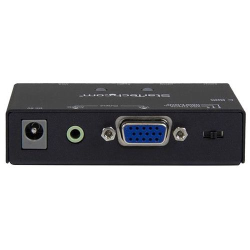  StarTech 2x1 VGA/HDMI to VGA+Audio Converter Switch with Priority Switching