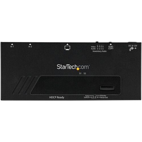  StarTech 2-Port 1080p HDMI Switch with Automatic and Priority Switching