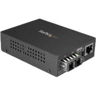 StarTech Gigabit Ethernet to SC Fiber Single-Mode Media Converter