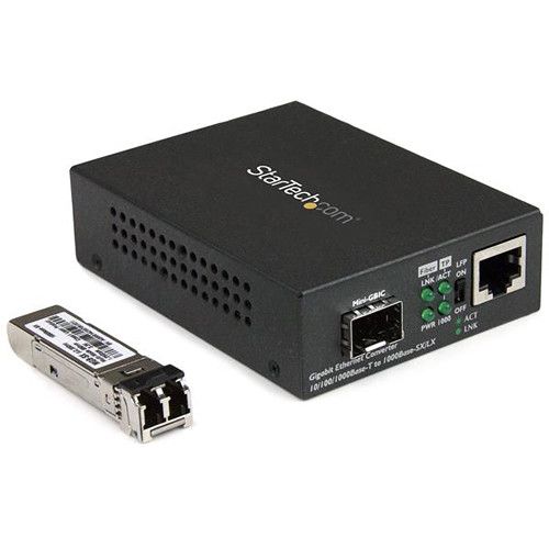  StarTech Gigabit Ethernet Fiber Media Converter