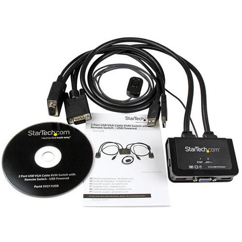  StarTech SV211USB 2-Port USB Cable KVM Switch