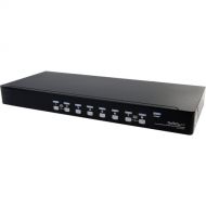 StarTech 8-Port Rackmount USB VGA KVM Switch with Audio