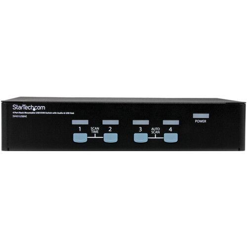  StarTech 4-Port Rack-Mountable VGA KVM Switch