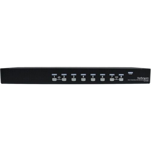  StarTech 8-Port 1U Rackmount USB KVM Switch with OSD