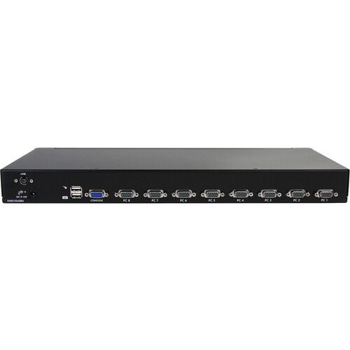  StarTech 8-Port 1U Rackmount USB KVM Switch with OSD