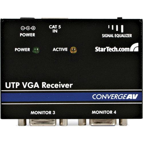  StarTech ST121R VGA Video Extender Remote Receiver Over Cat5 (Black)