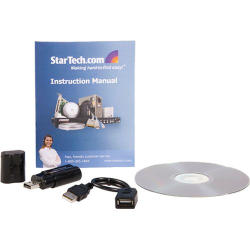  StarTech USB Stereo Audio Adapter External Sound Card (Black)