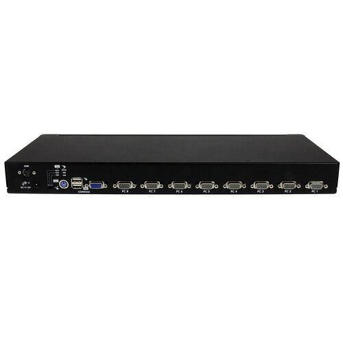  StarTech 8-Port 1U Rackmount USB PS/2 KVM Switch with OSD