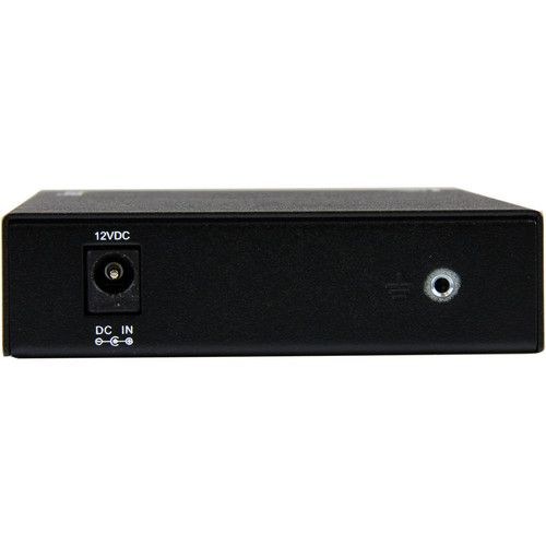  StarTech ET90110ST2 10/100 Mb/s Multi Mode Fiber Media Converter ST 2km (Black)