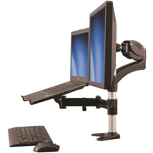 StarTech Single-Monitor Arm with Laptop Stand & One-Touch Height Adjustment