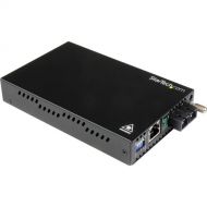 StarTech ET91000SM402 1000 Mb/s Gigabit Ethernet Fiber Media Converter (Black)