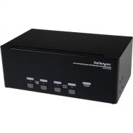 StarTech 4-Port Triple Monitor DVI USB KVM Switch with Audio & USB 2.0 Hub