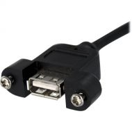 StarTech 1' (0.3m) USB 2.0 Cable USB A Female to Motherboard 5-Pin Adapter (Black)