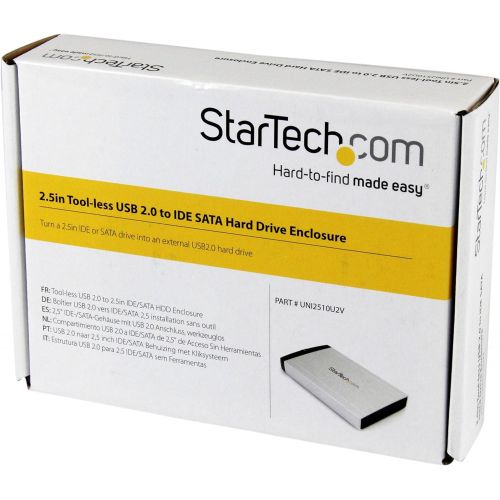  StarTech.com 2.5in Tool-less USB 2.0 to IDE SATA External Hard Drive Enclosure