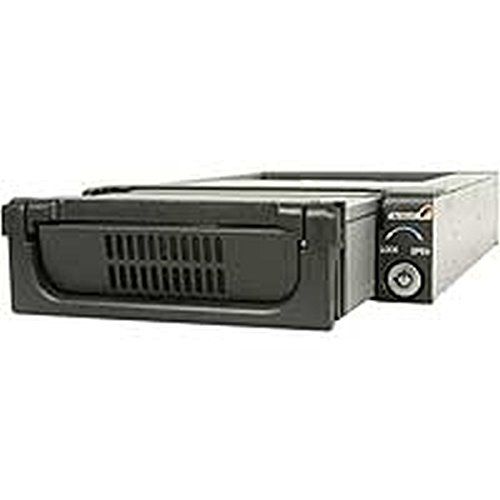  StarTech.com Black Aluminum 5.25in Rugged SATA Hard Drive Mobile Rack Drawer