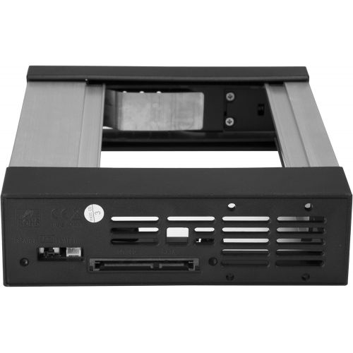  StarTech.com 5.25 to 3.5 Trayless Hard Drive Hot Swap Bay - Removable Hard Drive Bay for 3.5 SATA/SAS Drives - Aluminum (HSB1SATSASBA)