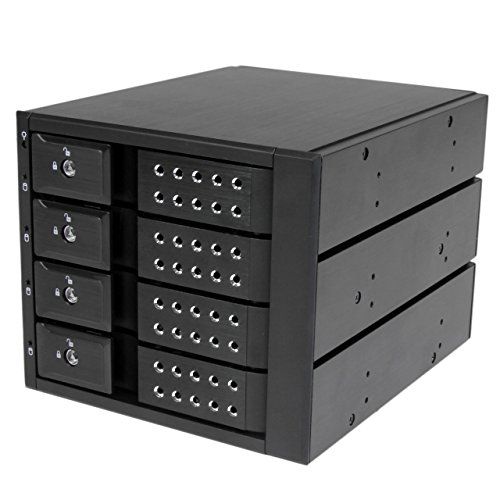  StarTech.com 4-Bay Mobile Rack Backplane - Trayless Hot Swap Mobile Rack Backplane for 3.5in SAS II/SATA III - 6 Gbps HDD (HSB4SATSASBA)