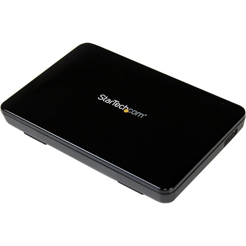  StarTech.com 2.5in USB 3.0 External SATA III SSD Hard Drive Enclosure with UASP ? Portable External USB HDD with Tool-less Installation (S2510BPU33)