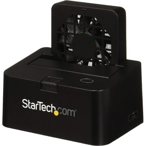  StarTech.com Hot-Swap Hard Drive Docking Station for 2.5/3.5 SATA III Hard Drives - External eSATA/USB 3.0 Hard Drive Dock w/ UASP (SDOCKU33EF) , Black