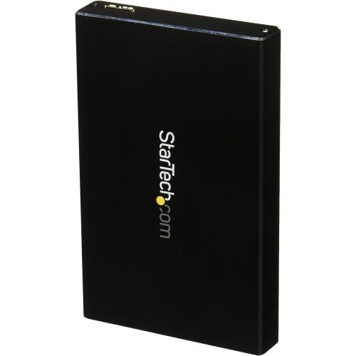  StarTech.com 2.5 IDE Hard Drive Enclosure - Supports UASP - Aluminum - IDE and SATA - USB 3.0 HDD Enclosure - External Drive