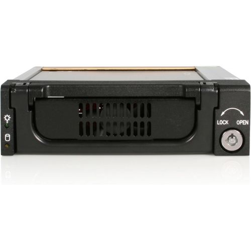  StarTech.com 5.25 in Rugged SATA Hard Drive Mobile Rack Drawer - Aluminum Removable Hard Drive Bay (DRW150SATBK)