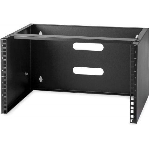  [아마존베스트]StarTech.com 6U Wall Mount Network Equipment Rack - 14 inch Deep - 19 Patch Panel Bracket for Shallow Server Equipment- 44lbs Capacity (WALLMOUNT6)