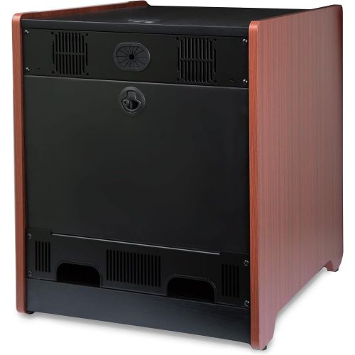  [아마존베스트]StarTech.com 12U AV Rack Cabinet - 21” Deep - Wood Finish - Floor Standing Enclosure for 19 Audio Video Component, Server Room & Network Equipment (RKWOODCAB12),Black,Wood