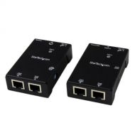 StarTech.com HDMI Over CAT5CAT6 Extender with Power Over Cable - 165 ft (50m) HDMI VideoAudio Over Dual Ethernet Cable Extender - 1080p