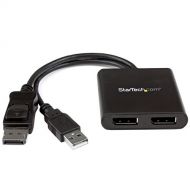 StarTech.com DisplayPort to DisplayPort Multi Monitor Splitter - 2-Port MST Hub - DP 1.2 to 2x DP MST Hub