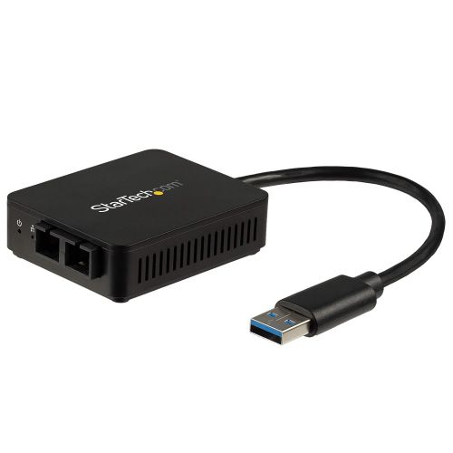  StarTech.com USB to Fiber Optic Converter - 1000Base-SX SC - MM - WindowsMac  Linux - USB 3.0 Ethernet Adapter - Network Adapter