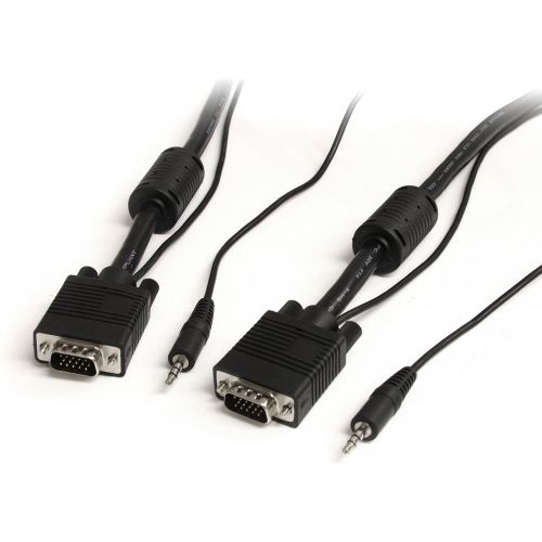  StarTech.com 50 ft Coax High Resolution Monitor VGA Cable with Audio HD15 MM