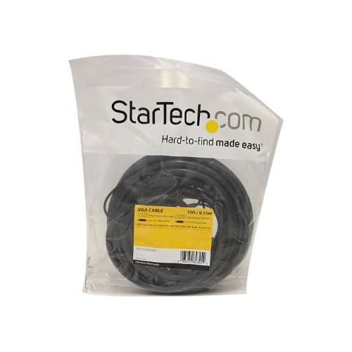  StarTech.com 50 ft Coax High Resolution Monitor VGA Cable with Audio HD15 MM