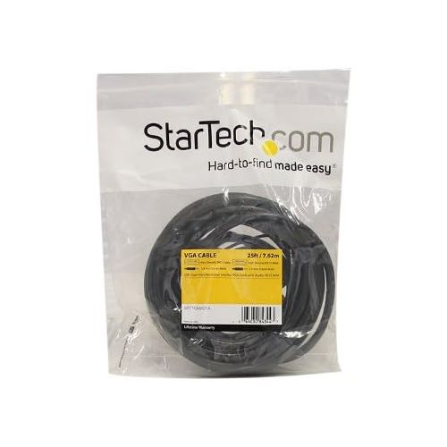  StarTech.com 50 ft Coax High Resolution Monitor VGA Cable with Audio HD15 MM