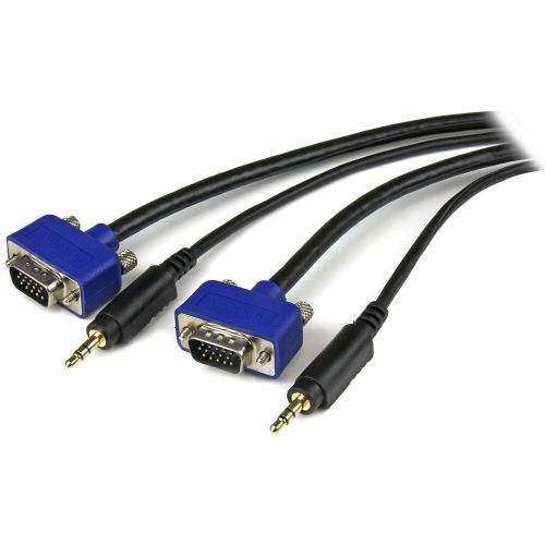  StarTech.com 50 ft Coax High Resolution Monitor VGA Cable with Audio HD15 MM