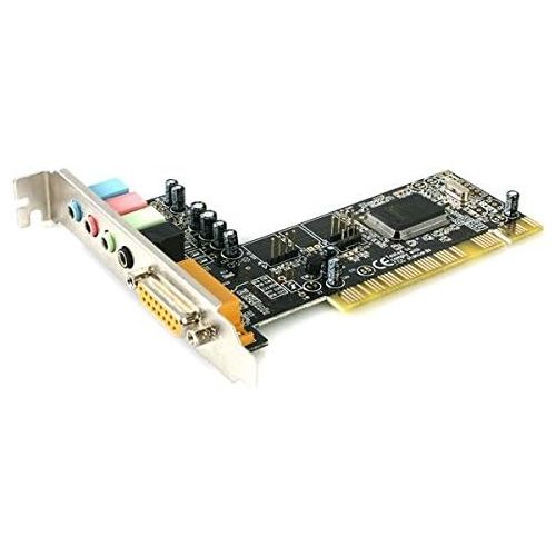  StarTech.com 4 Channel PCI Sound Card with AC97 3D Audio Effects Sound Cards PCISOUND4CH