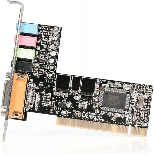  StarTech.com 4 Channel PCI Sound Card with AC97 3D Audio Effects Sound Cards PCISOUND4CH