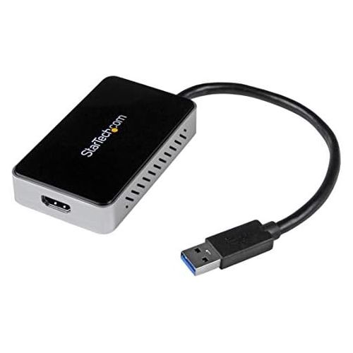  StarTech.com USB 3.0 to HDMI External Video Card Adapter  1 Port USB Hub  1080p  External Graphics Card for Laptops  USB Video Card (USB32HDEH)