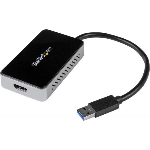  StarTech.com USB 3.0 to HDMI External Video Card Adapter  1 Port USB Hub  1080p  External Graphics Card for Laptops  USB Video Card (USB32HDEH)
