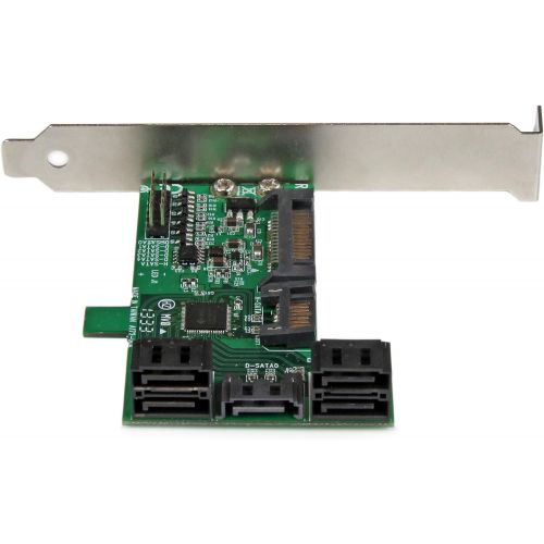  StarTech Port multiplier controller card - 5-port SATA to single SATA III - Expansion slot mounted 1:5 SATA 6 Gbps Port multiplier