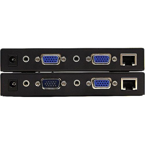  StarTech.com VGA Video Extender over Cat 5 w Audio and RGB SKEW Calibration - Videoaudio extender - external - up to 980 ft VGA VID AND AUD OVER CAT 5 VID EXTD Manufacturer Part